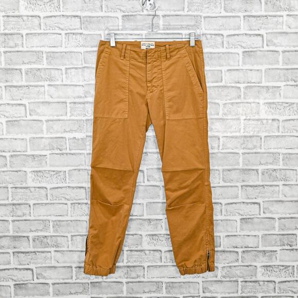NEW Nili Lotan Cropped French Military Pants ankle zip in Fawn beige Size 2 $325 - Picture 6 of 13